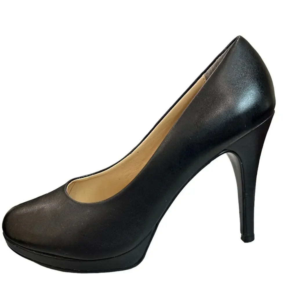 Rsvp McCall black leather pumps‎ made on Mexico 4” heel Size 10 - Picture 4 of 13